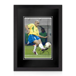 Roberto Carlos Signed 12x8 Photo