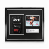 Jean Silva Signed Framed UFC Glove w/ COA