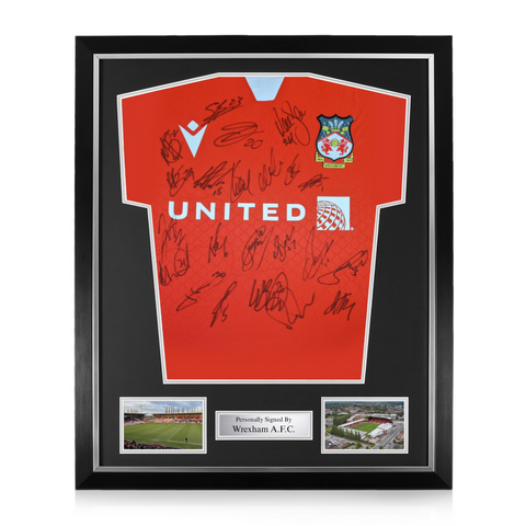 Wrexham A.F.C. Squad Signed 2024/25 Home Shirt