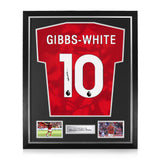 Morgan Gibbs-White Signed Framed 2026/27 Home Shirt