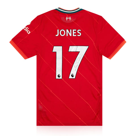 Curtis Jones Signed Liverpool 2021/22 Home Shirt