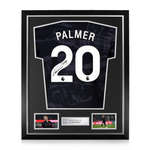 Cole Palmer Signed Framed Chelsea 2024/25 Third Shirt