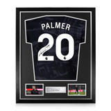 Cole Palmer Signed Framed Chelsea 2024/25 Third Shirt
