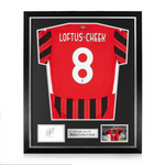 Ruben Loftus-Cheek Signed Framed Display w/ AC Milan 2024/25 Home Shirt