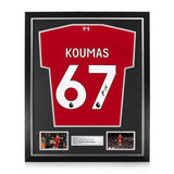 Lewis Koumas Signed Framed 2023/24 Home Shirt