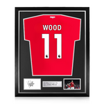 Chris Wood Signed Framed Display w/ Nottingham Forest 2024/25 Home Shirt