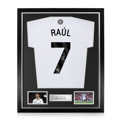 Raul Jimenez Signed Framed Fulham 2025/26 Home Shirt