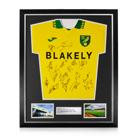 Norwich City F.C. Squad Signed 2025/26 Home Shirt