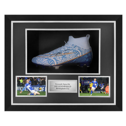 Jay Stansfield Signed Framed Nike Football Boot