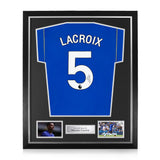 Maxence Lacroix Signed Framed 2026/27 Home Shirt