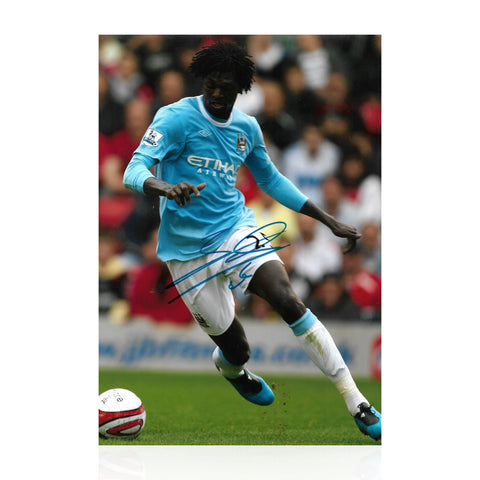 Emmanuel Adebayor Signed 12x8 Photo