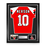 Paul Merson Signed Framed Arsenal FC Home Shirt