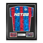 Crystal Palace F.C. Squad Signed Framed 2024/25 Home Shirt