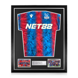 Crystal Palace F.C. Squad Signed Framed 2024/25 Home Shirt