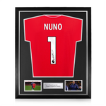 Nuno Espirito Santo Signed Framed Nottingham Forest 2025/26 Home Shirt