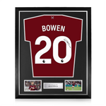 Jarrod Bowen Signed Framed West Ham United 2025/26 Home Shirt