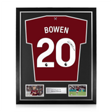 Jarrod Bowen Signed Framed West Ham United 2025/26 Home Shirt