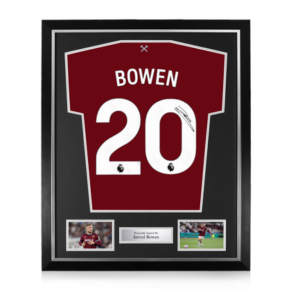 Jarrod Bowen Signed Framed West Ham United 2025/26 Home Shirt