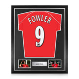 Robbie Fowler Signed Framed Home Shirt Pre-Order