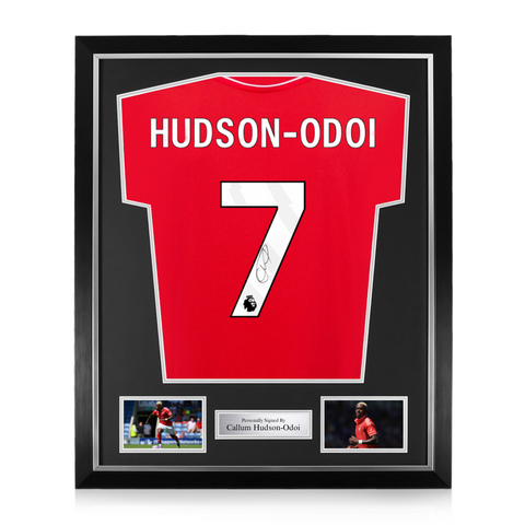 Callum Hudson-Odoi Signed Framed Nottingham Forest 2025/26 Home Shirt