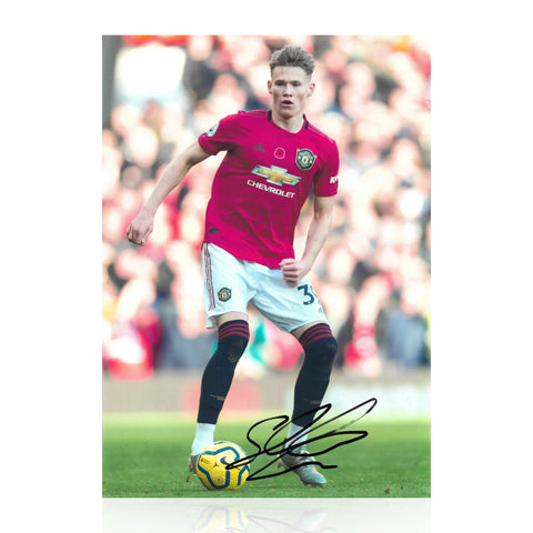 Scott McTominay Signed 12x8 Photo