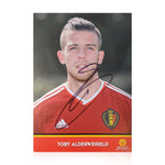 Toby Alderweireld Signed 4x6 Belgium Clubcard