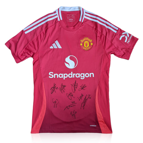 Manchester United Women Signed 2024/25 Home Shirt