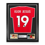 Igor Jesus Signed Framed Nottingham Forest 2025/26 Home Shirt
