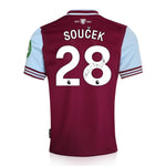 Tomas Soucek Signed West Ham 2024/25 Home Shirt