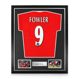 Robbie Fowler Signed Framed Home Shirt Pre-Order