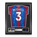 Tyrick Mitchell Signed Framed Crystal Palace 2024/25 Home Shirt