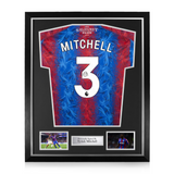 Tyrick Mitchell Signed Framed Crystal Palace 2024/25 Home Shirt