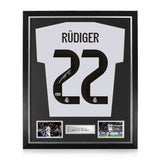 Antonio Rüdiger Signed Framed Home 2025/26 Shirt w/ BAS Beckett Authentication