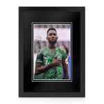 Wilfred Ndidi Signed A4