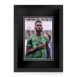 Wilfred Ndidi Signed A4