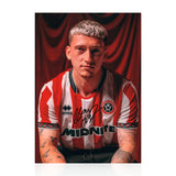 Louie Barry Signed A4 Photo