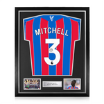 Tyrick Mitchell Signed Framed Crystal Palace 2025/26 Home Shirt