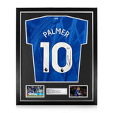 Cole Palmer Signed Framed 2025/26 Home Shirt w/ BAS Beckett Authentication