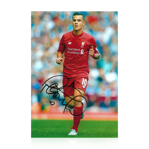 Philippe Coutinho Signed A4 Photo