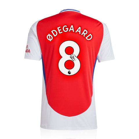 Martin Ødegaard Signed Arsenal 2024/25 Home Shirt