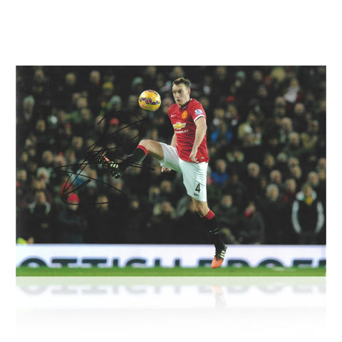 Phil Jones Signed 12x8 Photo