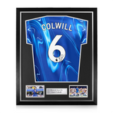 Levi Colwill Signed Framed Chelsea 2024/25 Home Shirt