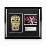 Johnny Walker Signed Framed UFC Gold Glove w/ COA