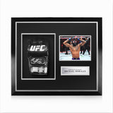 Michael Morales Signed Framed UFC Glove w/ COA