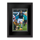 Steve Morison Signed A4 Photo