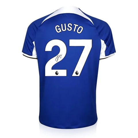 Malo Gusto Signed Chelsea 2023/24 Home Shirt