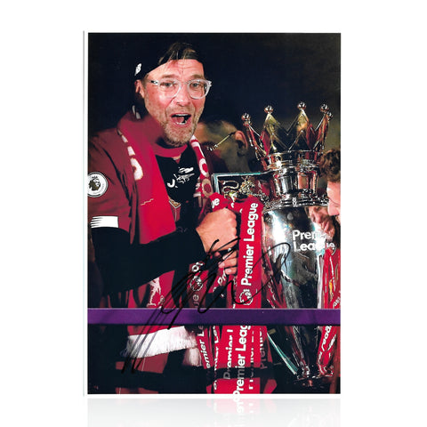 Jurgen Klopp Signed A4 Photo