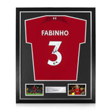 Fabinho Signed Framed Home 2022/23 Shirt w/ BAS Beckett Authentication