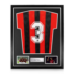 Paolo Maldini Signed Framed AC Milan Home Shirt w/ BAS Beckett Authentication