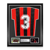 Paolo Maldini Signed Framed AC Milan Home Shirt w/ BAS Beckett Authentication
